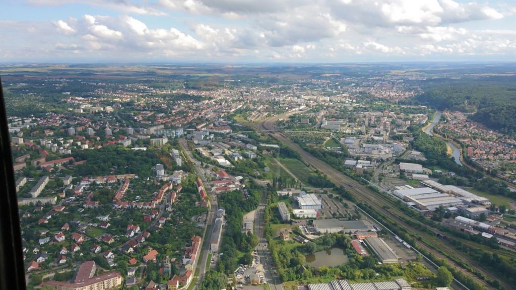 Hubschrauber-Rundflug über Gera